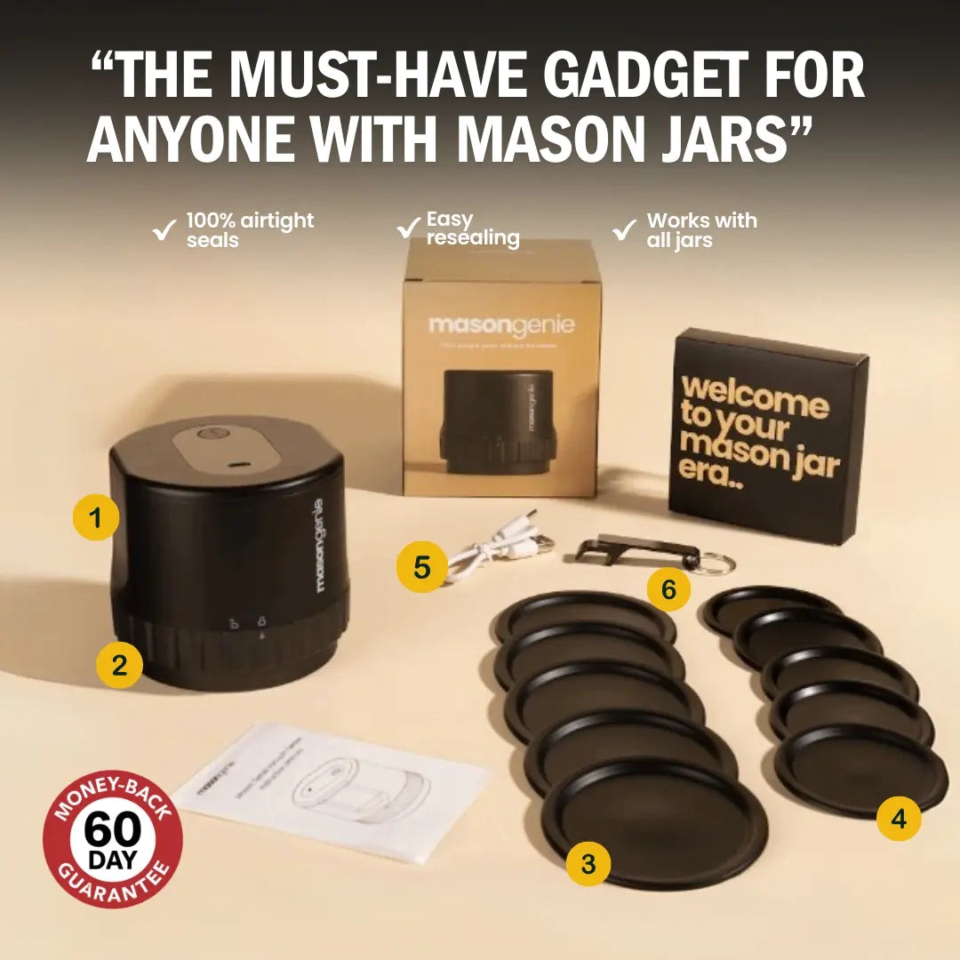 Mason Genie® Vacuum Sealer Kit
